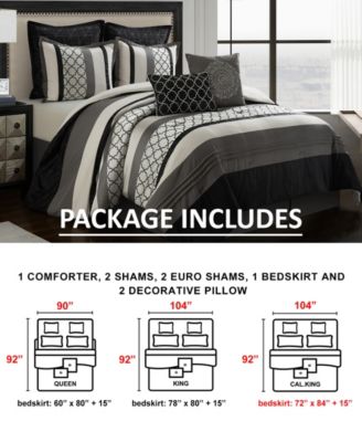 Sydney 8-Pc. Comforter Set, Queen