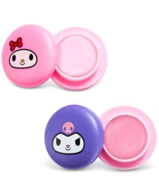 2-Pc. My Melody & Kuromi Macaron Lip Balm Set