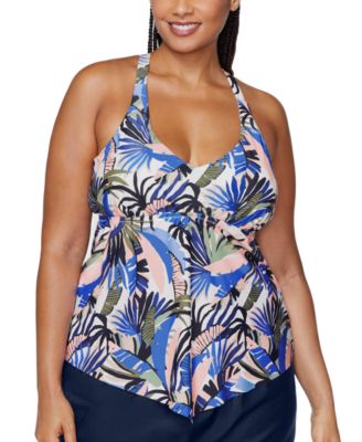 Raisins Curve - Plus Size Aviva Tankini Top