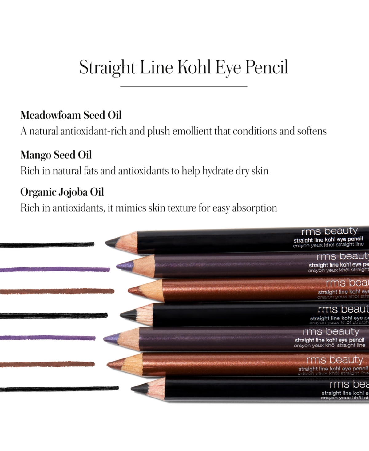 Rms Beauty Straight Line Kohl Eye Pencil In Bronze Definition