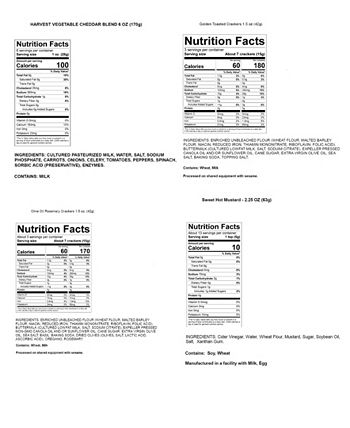 Calories in Hickory Farms Sweet Hot Mustard and Nutrition Facts