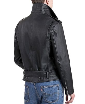 Men's Men Leather Urban Rider Jacket