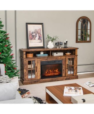 Stand with 1400W Electric Fireplace