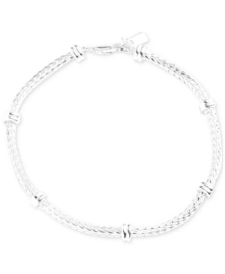 Lauren Ralph Lauren - Herringbone Link Chain Bracelet in Sterling Silver