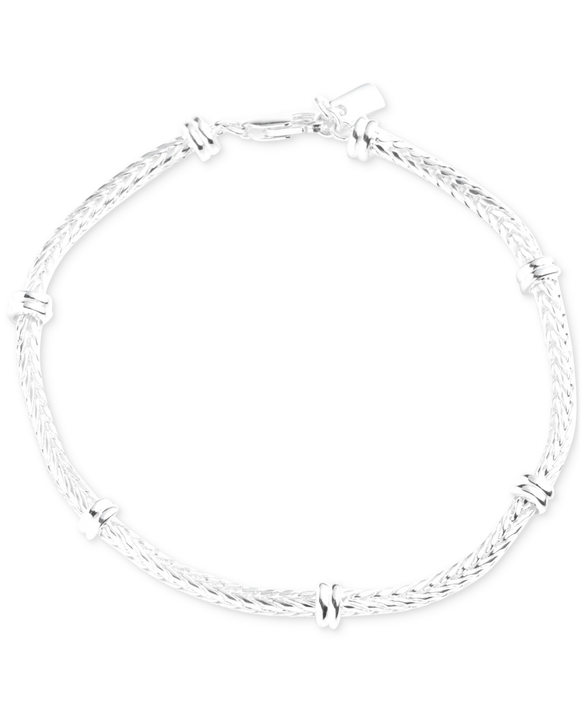 Lauren Ralph Lauren Herringbone Link Chain Bracelet in Sterling Silver - Sterling Silver