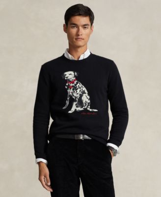 Polo Ralph Lauren - Men's Dalmatian Intarsia-Knit Cashmere Sweater