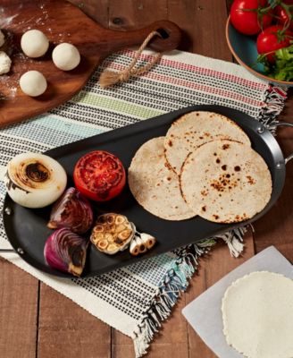 Latin Aluminum 15.75 x 7.75 Oval Comal