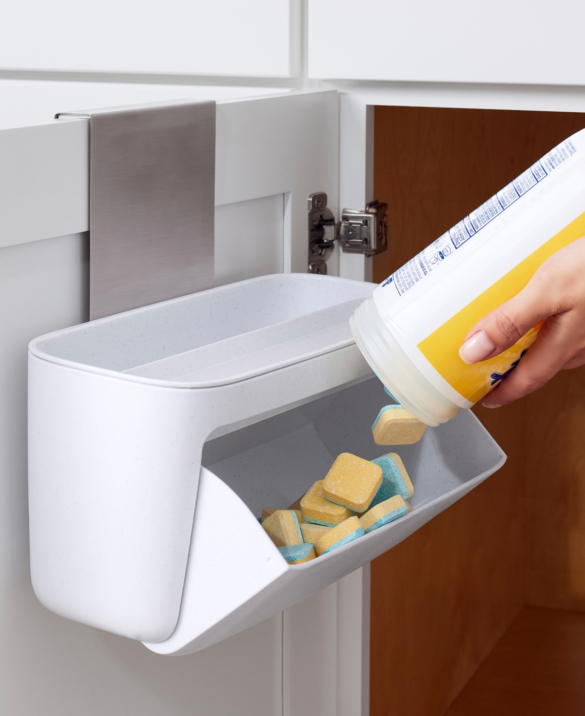 Shop Youcopia Doorstash Dishwasher Pod Holder In White