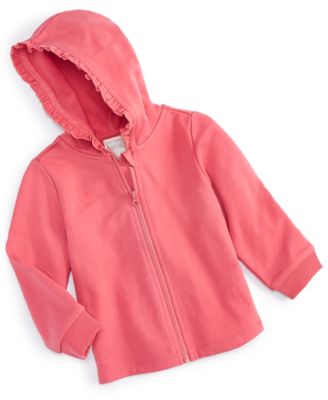 First Impressions - Baby Girls Solid Hoodie
