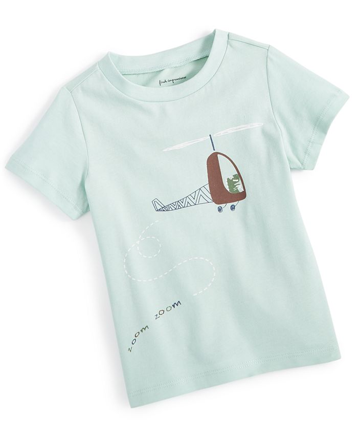 First Impressions Toddler Boys Airplane Zoom T Shirt, Created for Macy ...