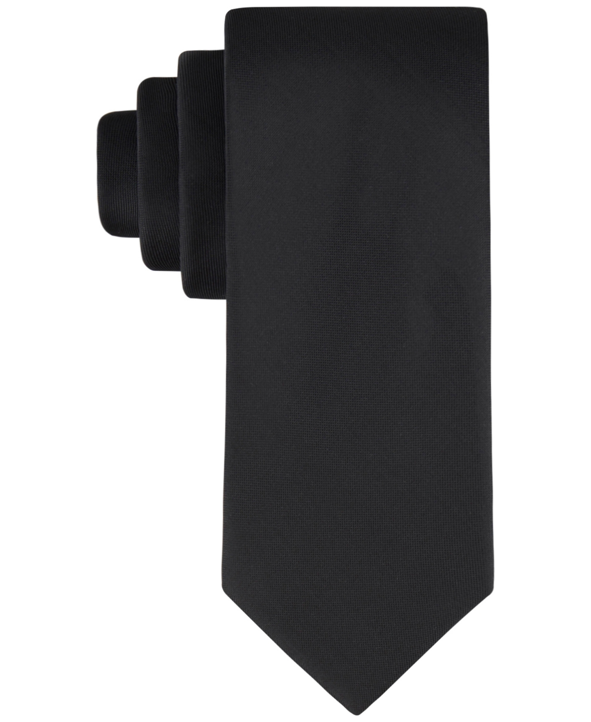 Calvin Klein Men's Liquid Luxe Tie In Black