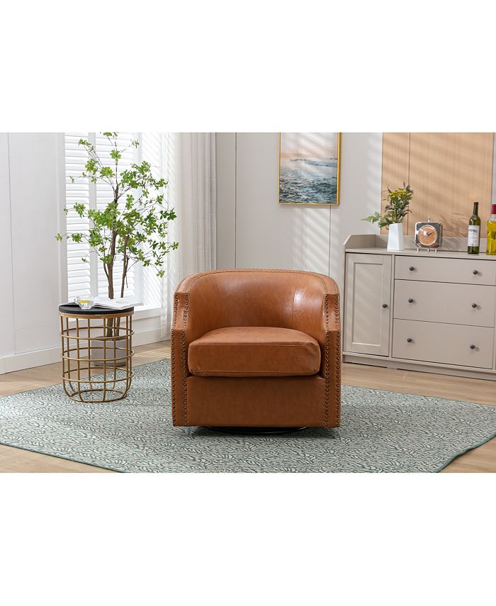 Simplie Fun Swivel Chair Living room chair - Macy's