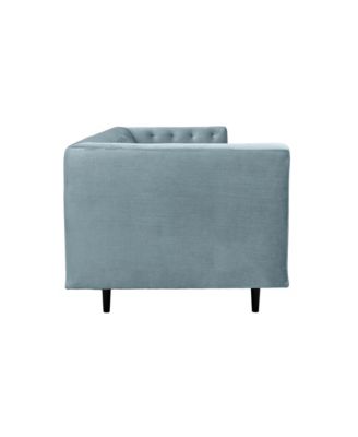 Annabelle 80" Velvet with Wood Legs Sofa