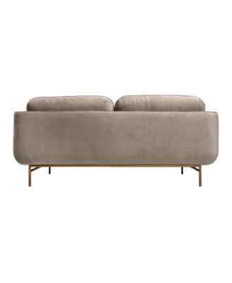 Lilou 77" Velvet with Metal Legs Sofa