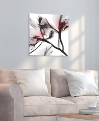 "Coral Luster 2" Frameless Free Floating Tempered Glass Panel Graphic Wall Art, 24" x 24" x 0.2"