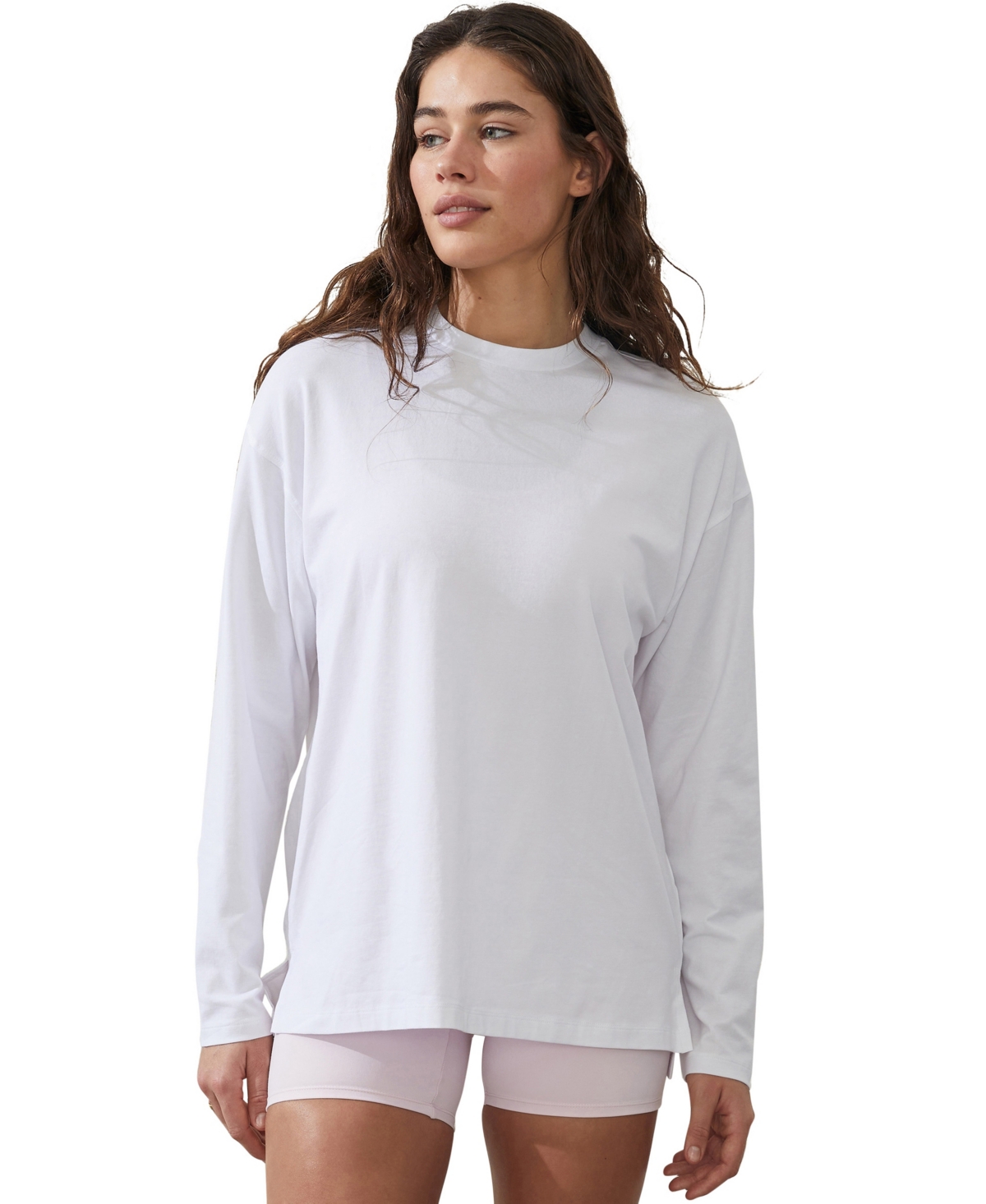 Cotton On Women's Active Essentials Long Sleeve Top In White