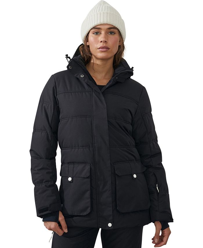 COTTON ON Women s Body Quilted Snow Jacket Macy s