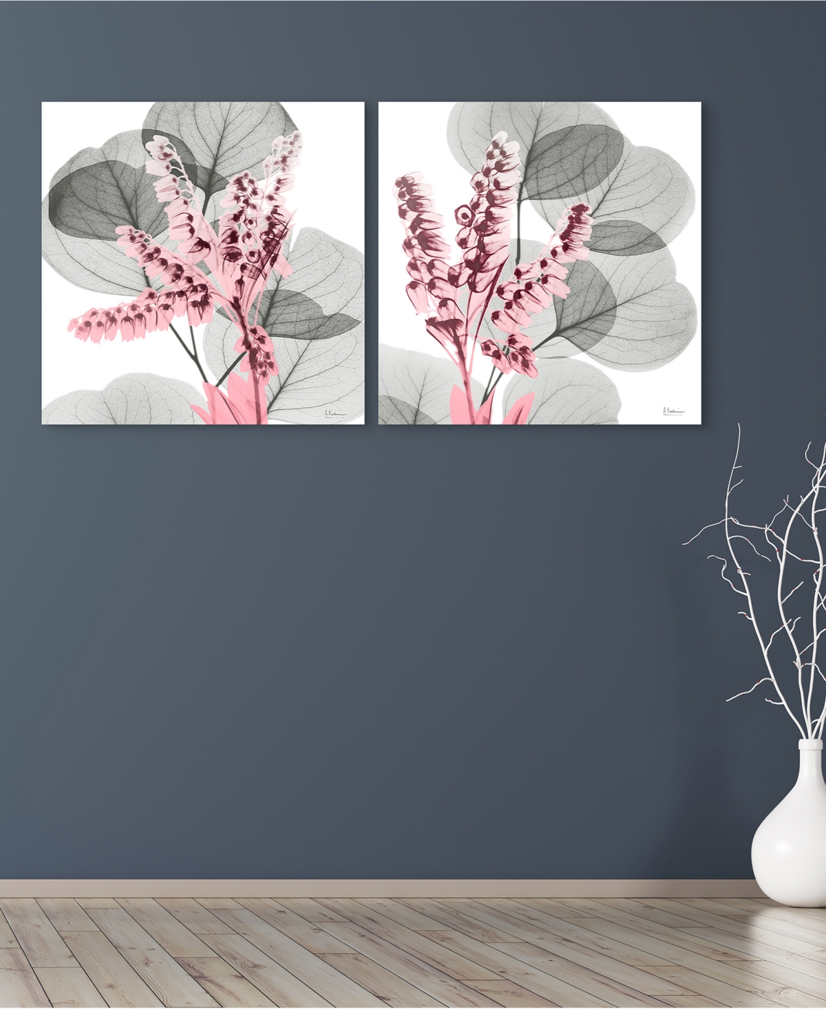 EMPIRE ART DIRECT EUCALYPTUS BUSH 1 2 FRAMELESS FREE FLOATING TEMPERED GLASS PANEL GRAPHIC WALL ART, 24" X 24" X 0.2"  