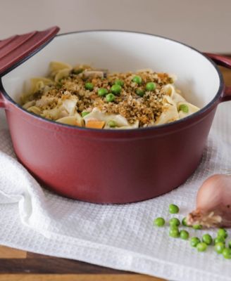 Enamel Cast Iron 3 Quart Dutch Oven with Lid