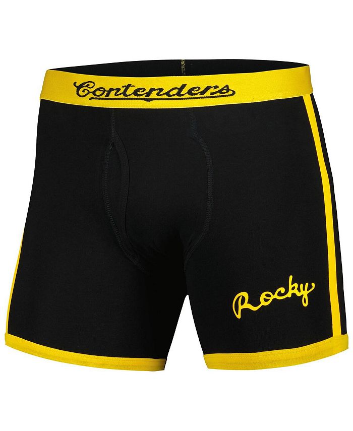 Contenders Clothing Men's Black Rocky II Graphic Boxer Briefs Macy's