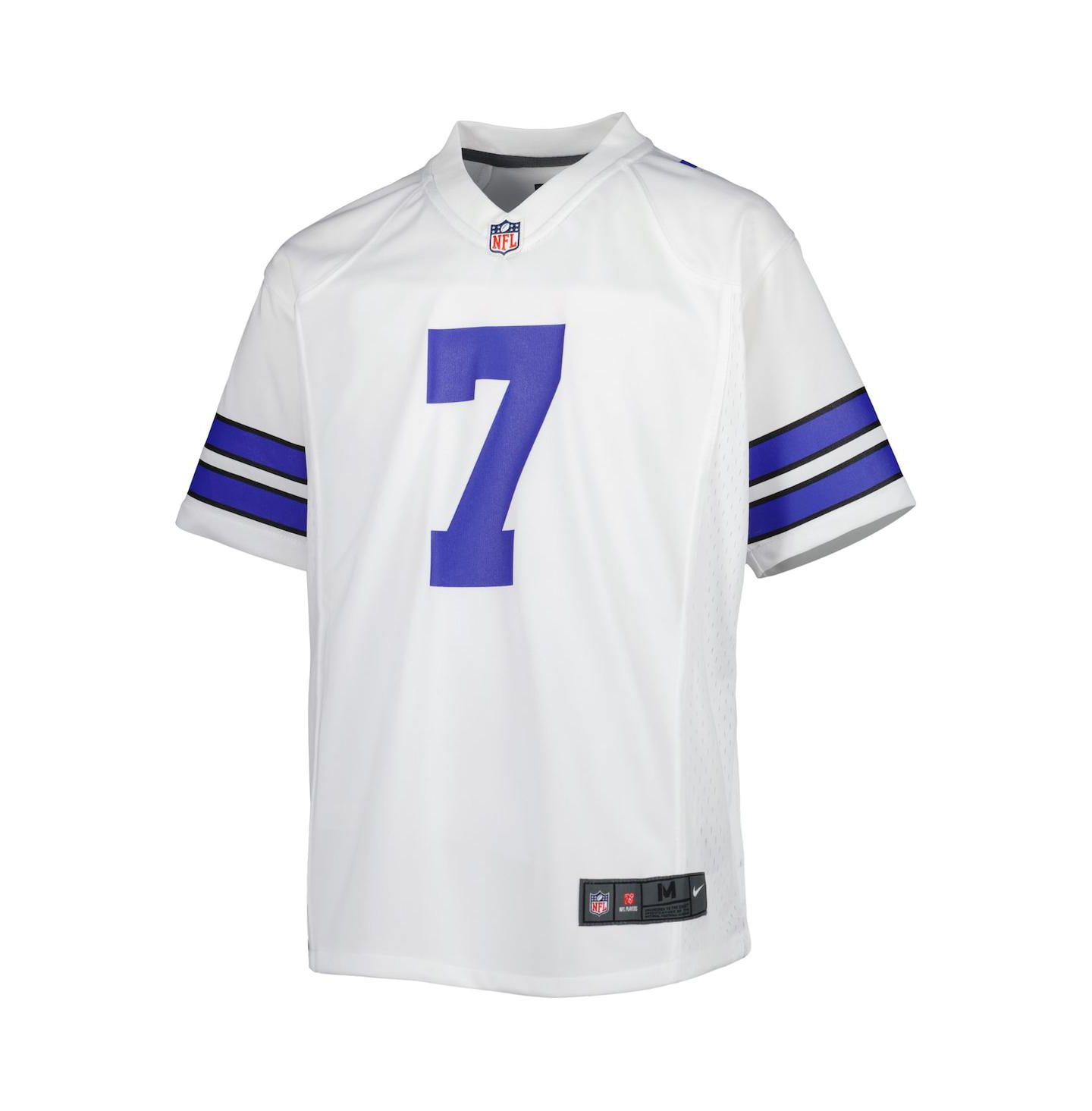 Детское джерси Nike Big Boys Trevon Diggs Dallas Cowboys Game Jersey, цвет: Белый / Синий — фото 3