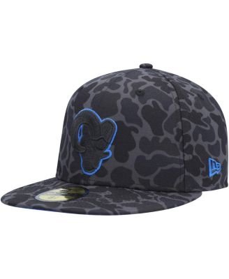 New Era Black Los Angeles Rams Amoeba Camo 59fifty Fitted Hat | ModeSens