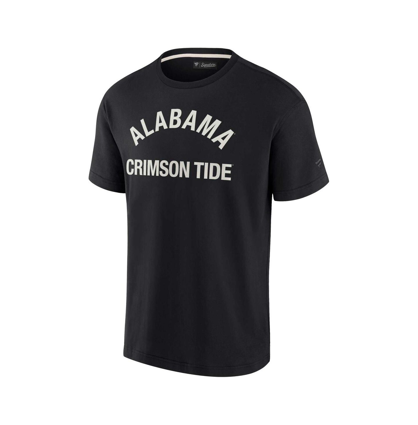 Футболка Fanatics Signature Black Alabama Crimson Tide Super Soft Short Sleeve — фото 2