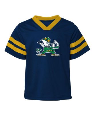 Toddler Boys and Girls Navy Notre Dame Fighting Irish Two-Piece Red Zone Jersey and Pants Set