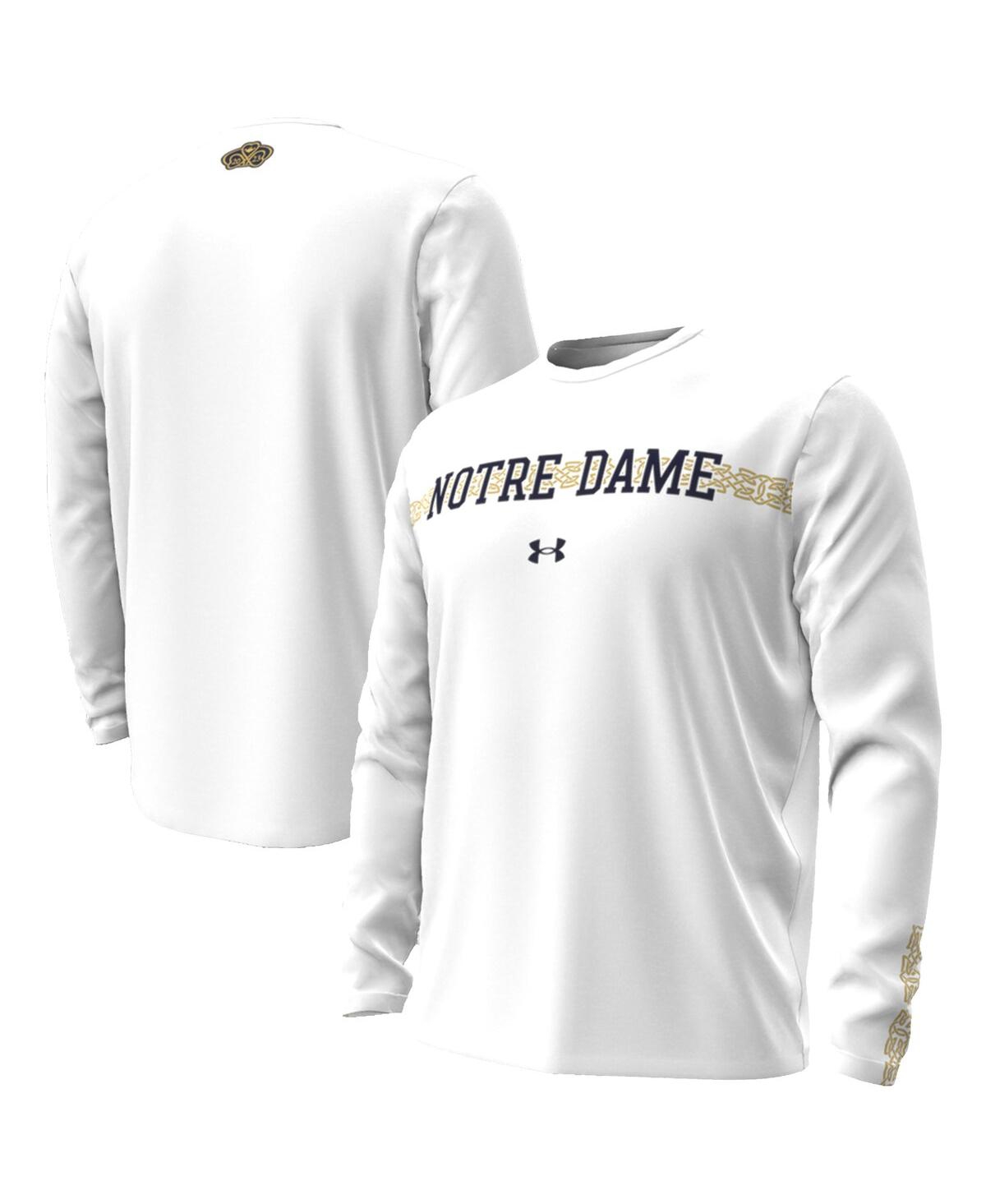 Shop Under Armour Men's  White Notre Dame Fighting Irish 2023 Aer Lingus College Football Classic Performa