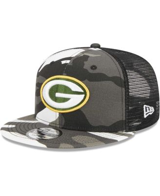 Men's New Era Heathered Black Green Bay Packers Hamilton