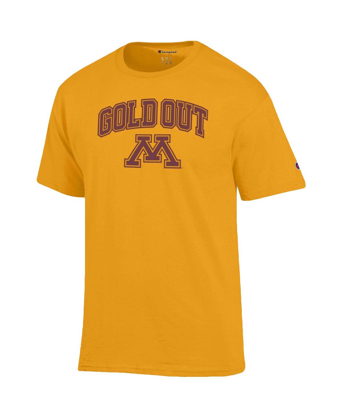 Men's Champion Minnesota Golden GophersOut T-shirt - Gold