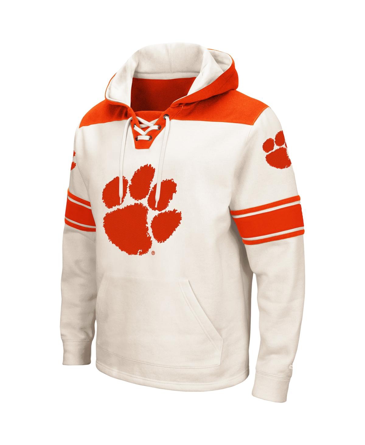 Colosseum Orange Clemson Tigers 2.0 Lace-up Hoodie In Orange