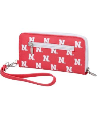 Women's Nebraska Huskers Zip-Around Wristlet Wallet