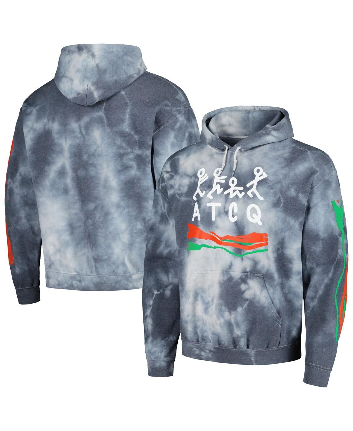 Мужской поношенный темно-племя называется квест мыть фигурку пуловер толстовка с капюшоном