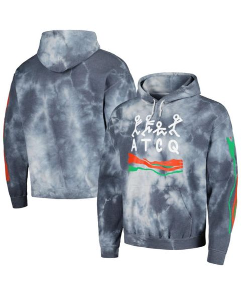 Мужское худи Philcos Navy Distressed A Tribe Called Quest Washed Stick Figure Pullover
