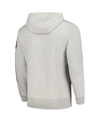 Men's and Women's Heather Gray John Deere Classic Pullover Hoodie