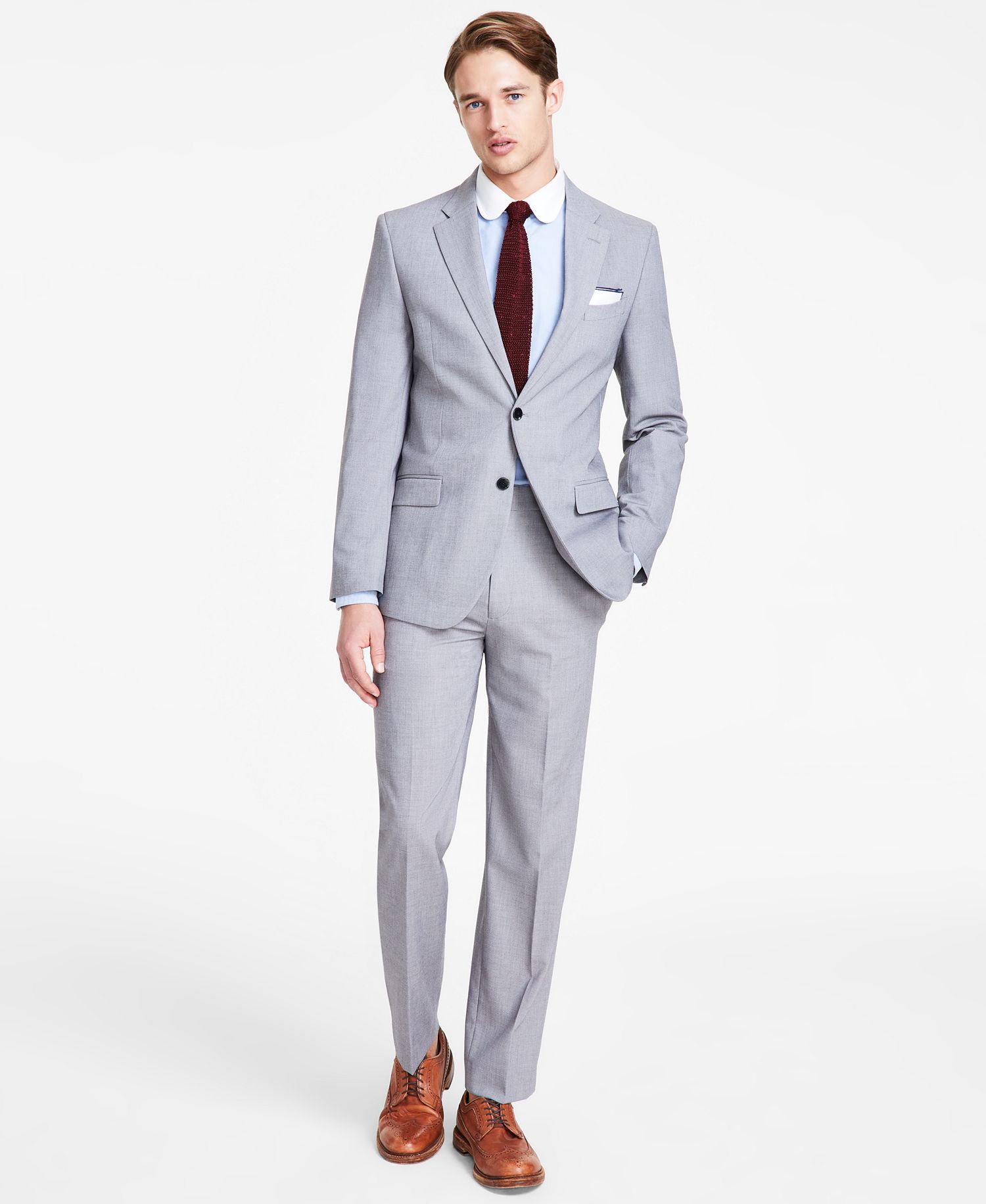 Nautica Men's Modern-Fit Bi-Stretch Suit (Various Colors) only .00: eDeal Info