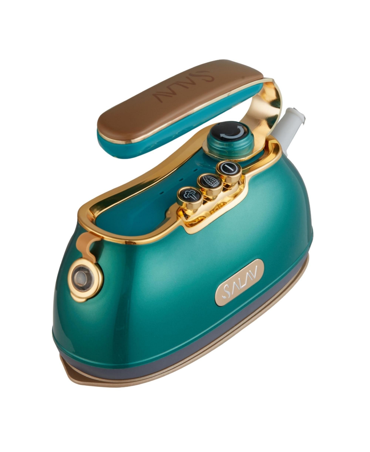 Salav Is-900 Retro Edition Duopress Steamer And Iron In Emerald