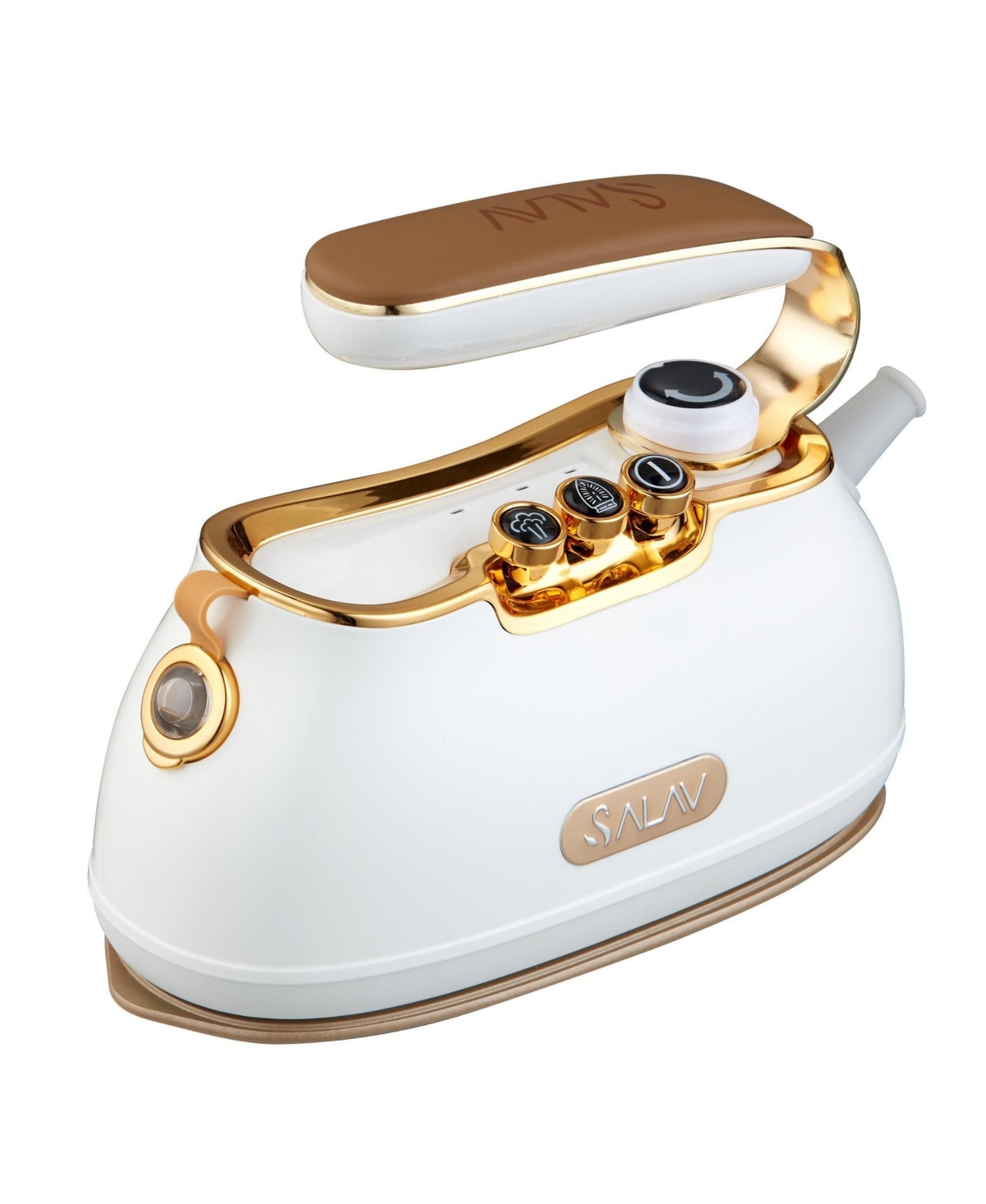 Salav Is-900 Retro Edition Duopress Steamer And Iron In Pearl