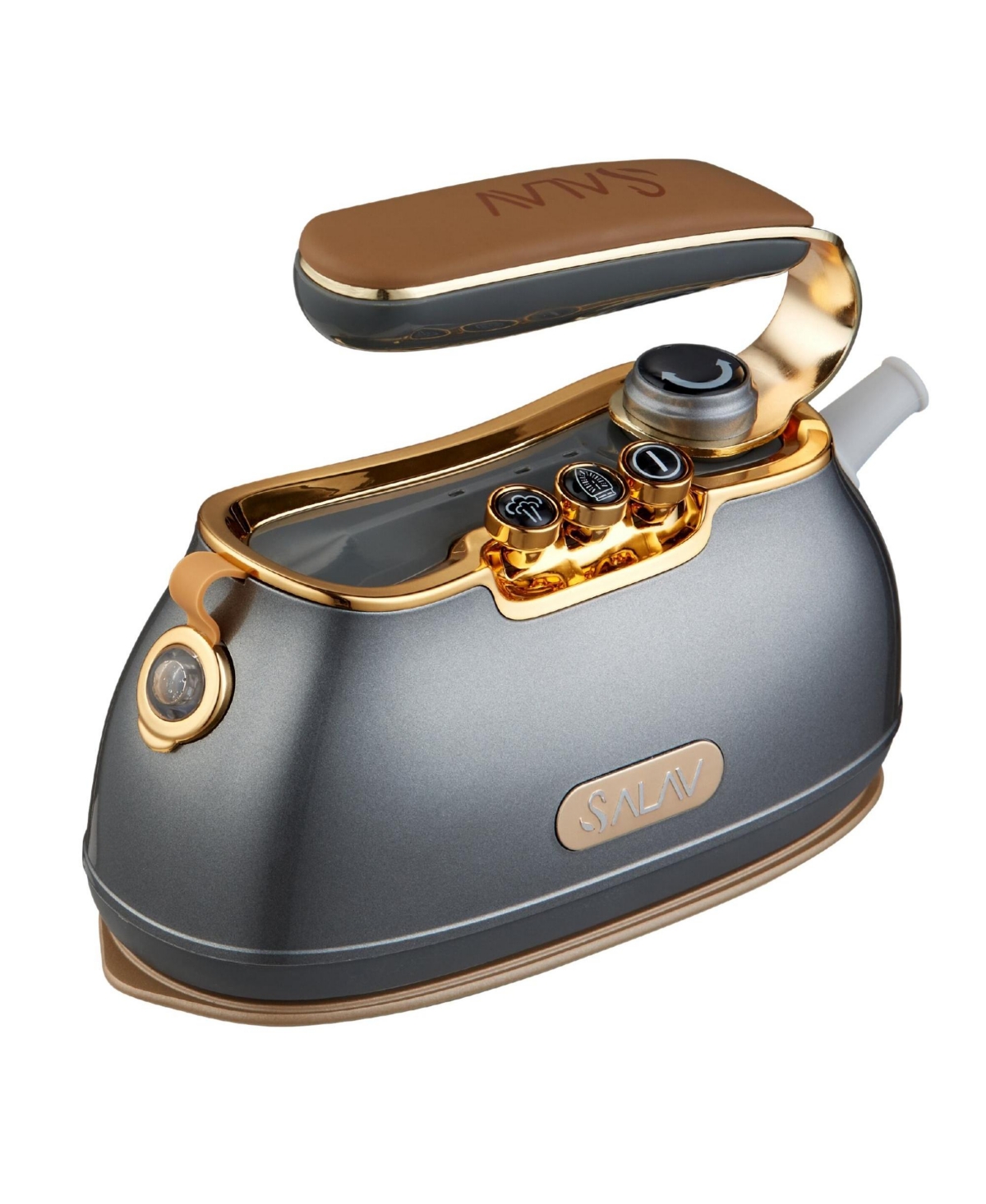 Salav Is-900 Retro Edition Duopress Steamer And Iron In Titanium