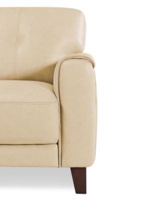 CLOSEOUT! Ashlinn 120" 4-Pc. Pastel Leather Sectional, Created for Macy's