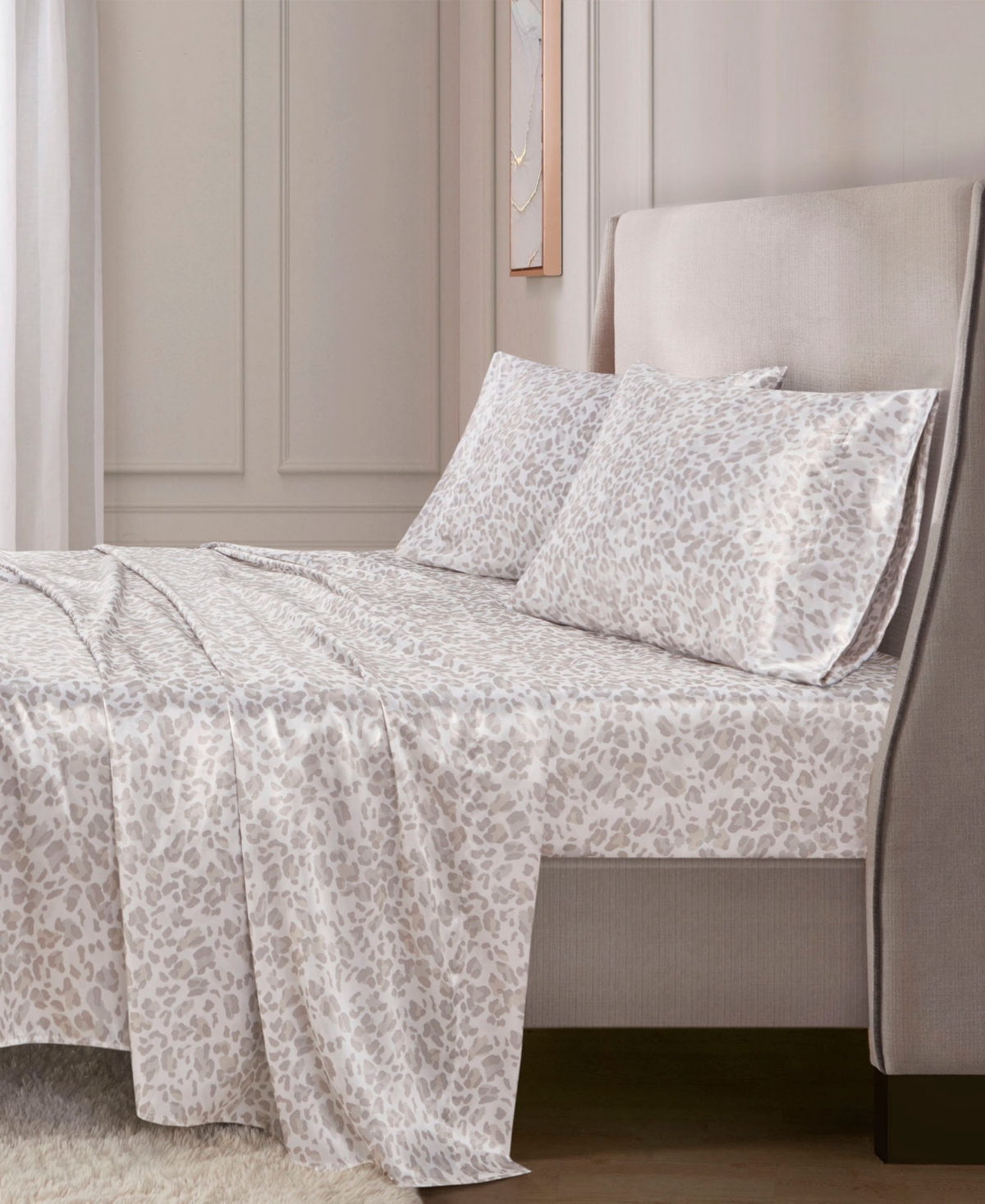 Madison Park Essentials Printed Satin Sheet Set