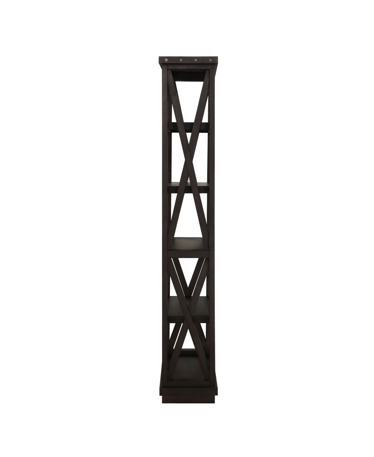 Macy's Yosemite 82" Wood Bookshelf In Cafe