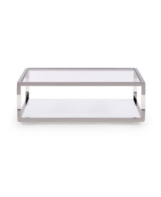 Jasper 48" Glass Coffee Table