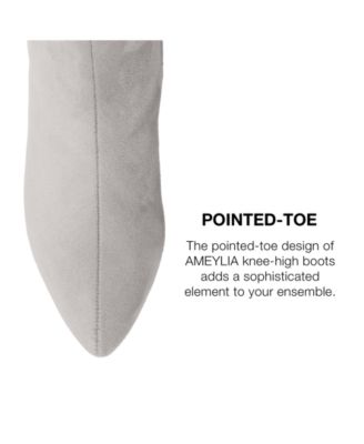 Women's Ameylia Wide Width Extra Wide Calf Block Heel Knee High Boots