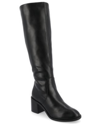 Women's Romilly Wide Width Round Toe Block Heel Knee High Boots