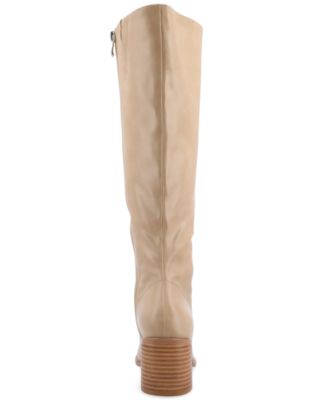 Women's Romilly Wide Width Wide Calf Round Toe Block Heel Knee High Boots