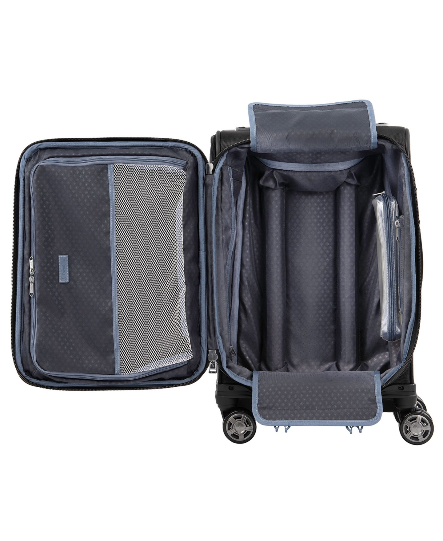 Чемодан Travelpro Platinum Elite Business Plus 20" Carry-on Spinner, цвет: Теневой чёрный — фото 9