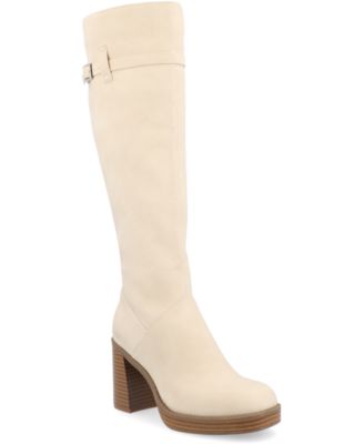 Women's Letice Wide Width Wide Calf Square Toe Platform Knee High Boots