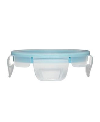 Glass 1 Cup Round Food Storage with Truelock Locking Lid Value Pack, 4-Piece Set